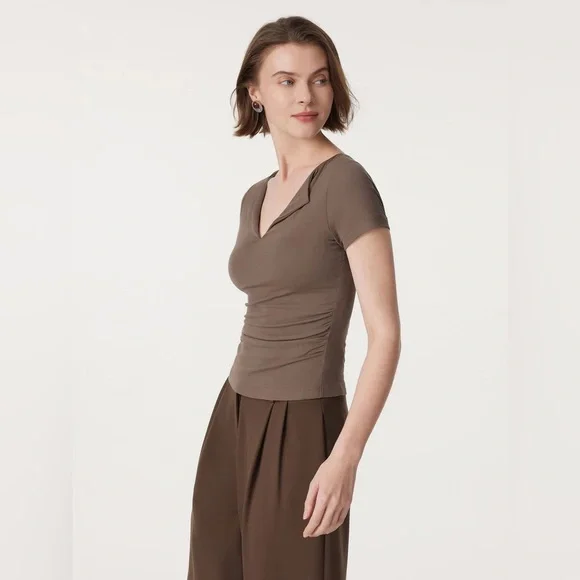 OGL V-neck Side Brami Tee NWT - Picture 4 of 10